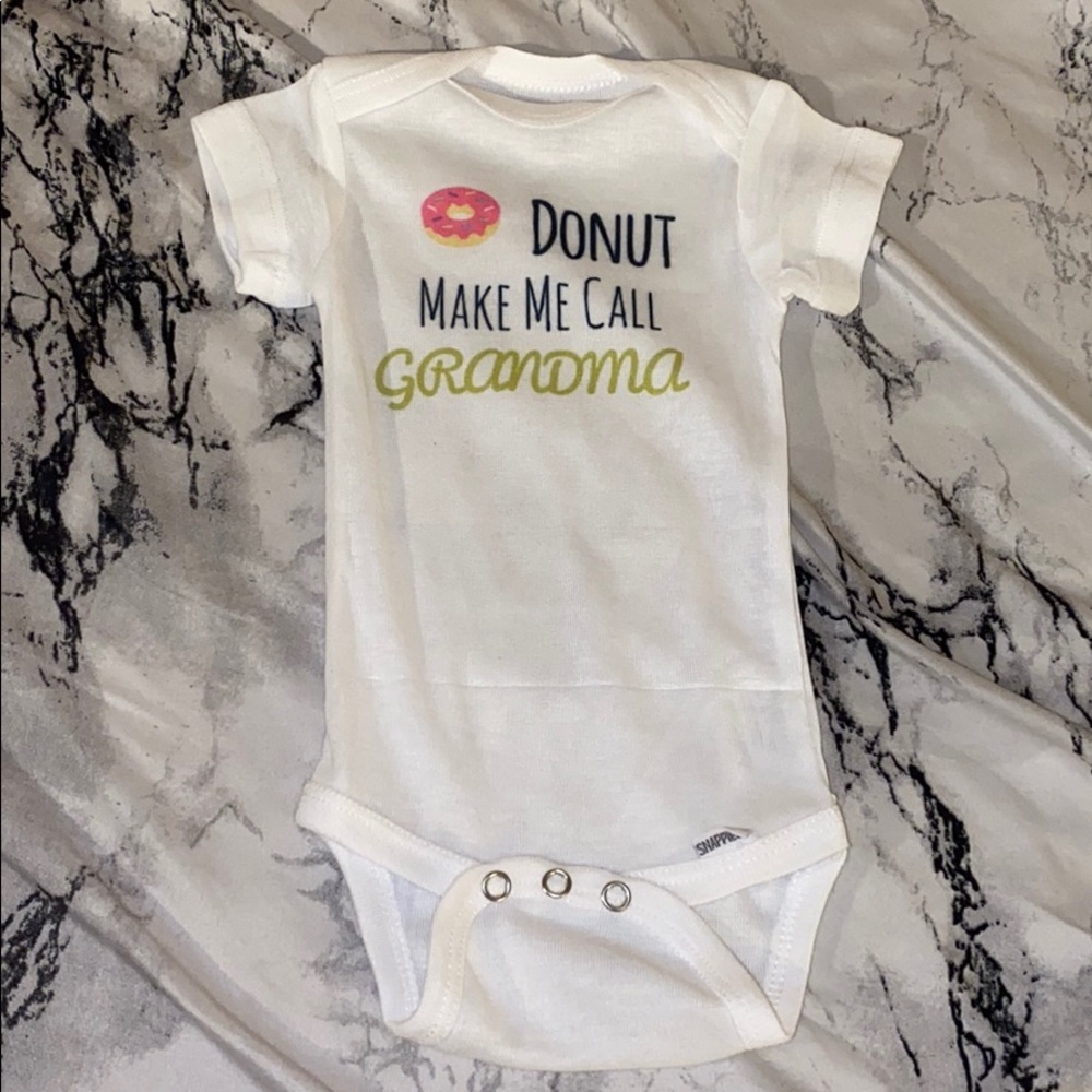 Donut make me call Grandma onsie